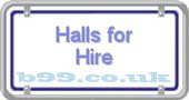 halls-for-hire.b99.co.uk